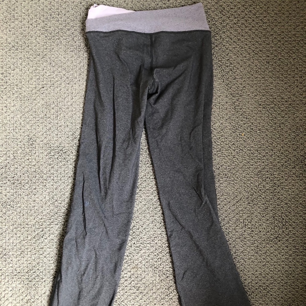 Gray lululemon bootcut yoga pants